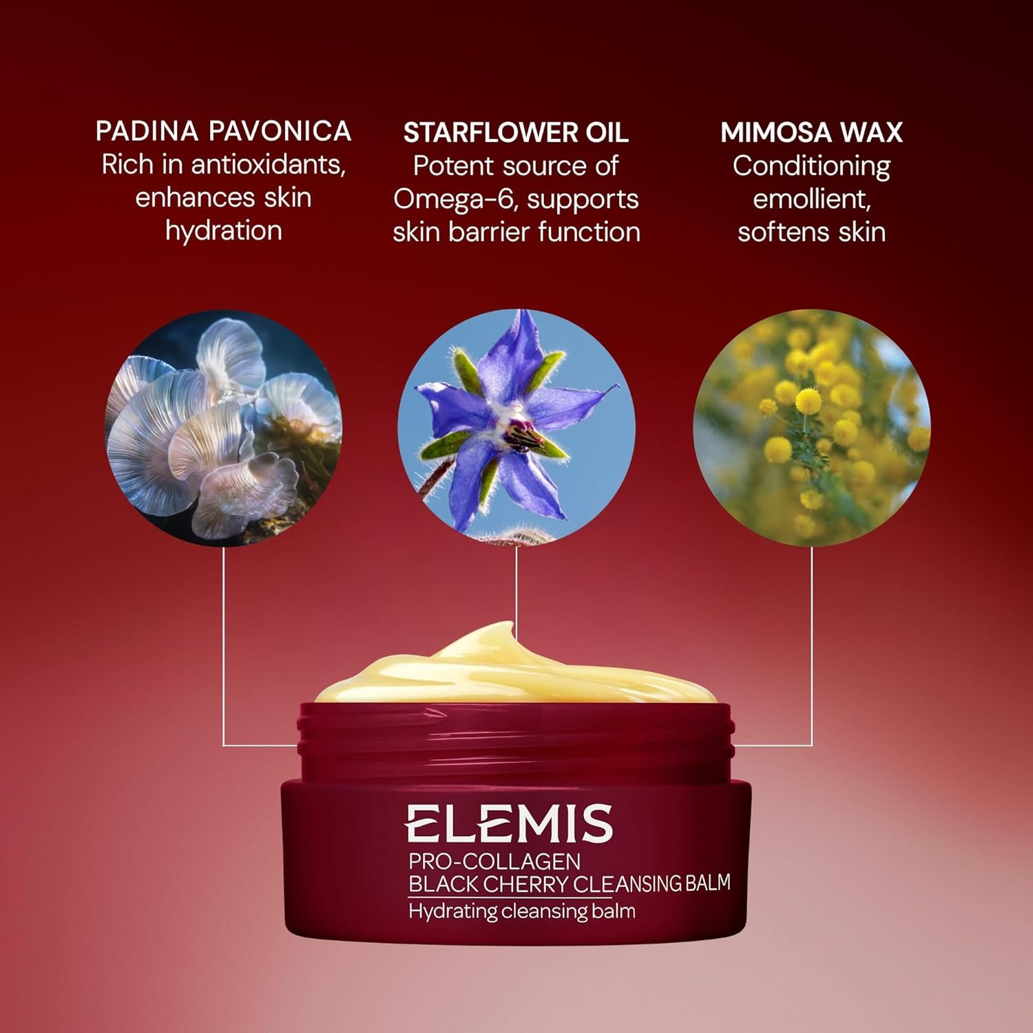 ELEMIS Pro-Collagen Cleansing Balm Makeup Remover, Hydrating Facial Cleanser, Oil Cleanser, Oil Makeup Remover, Deep Cleanse - Image 7