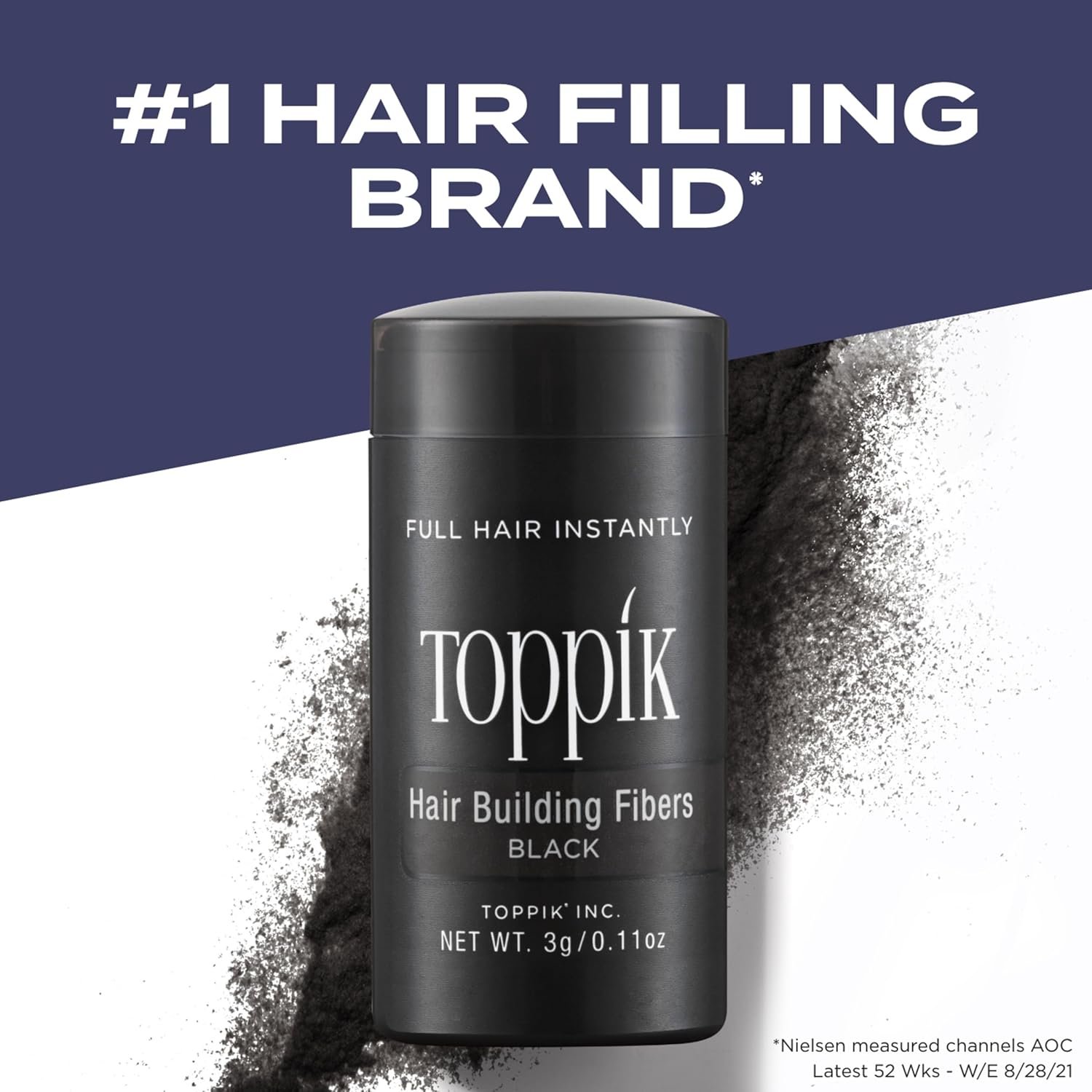 Toppik Hair Building Fibers, Fill In Fine or Thinning Hair Instantly Thicker, Fuller Looking Hair 9 Shades,4 size options - Image 3