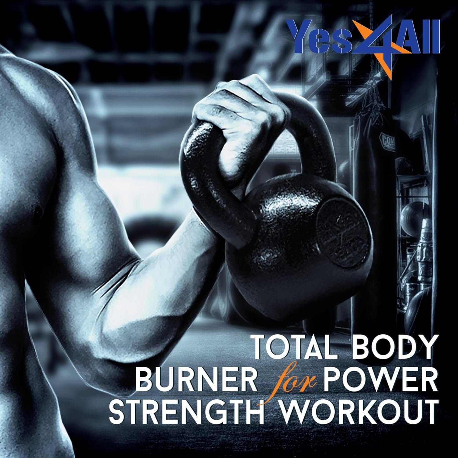 Yes4All Cast Iron Kettlebell, Strength Training Kettlebells 5-80 Lb (5,10,15,20,25,30,35,40,45,50,60,70,80 Lb) for Full Body Workout, Push up, Strength Training - Single & Kettlebell Set of 2 for Men - Image 8