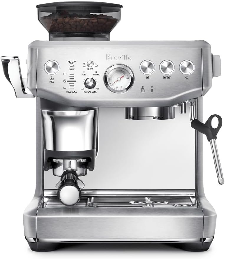 Breville Barista Express Impress Espresso Machine BES876BSS, Brushed Stainless Steel - Image 2