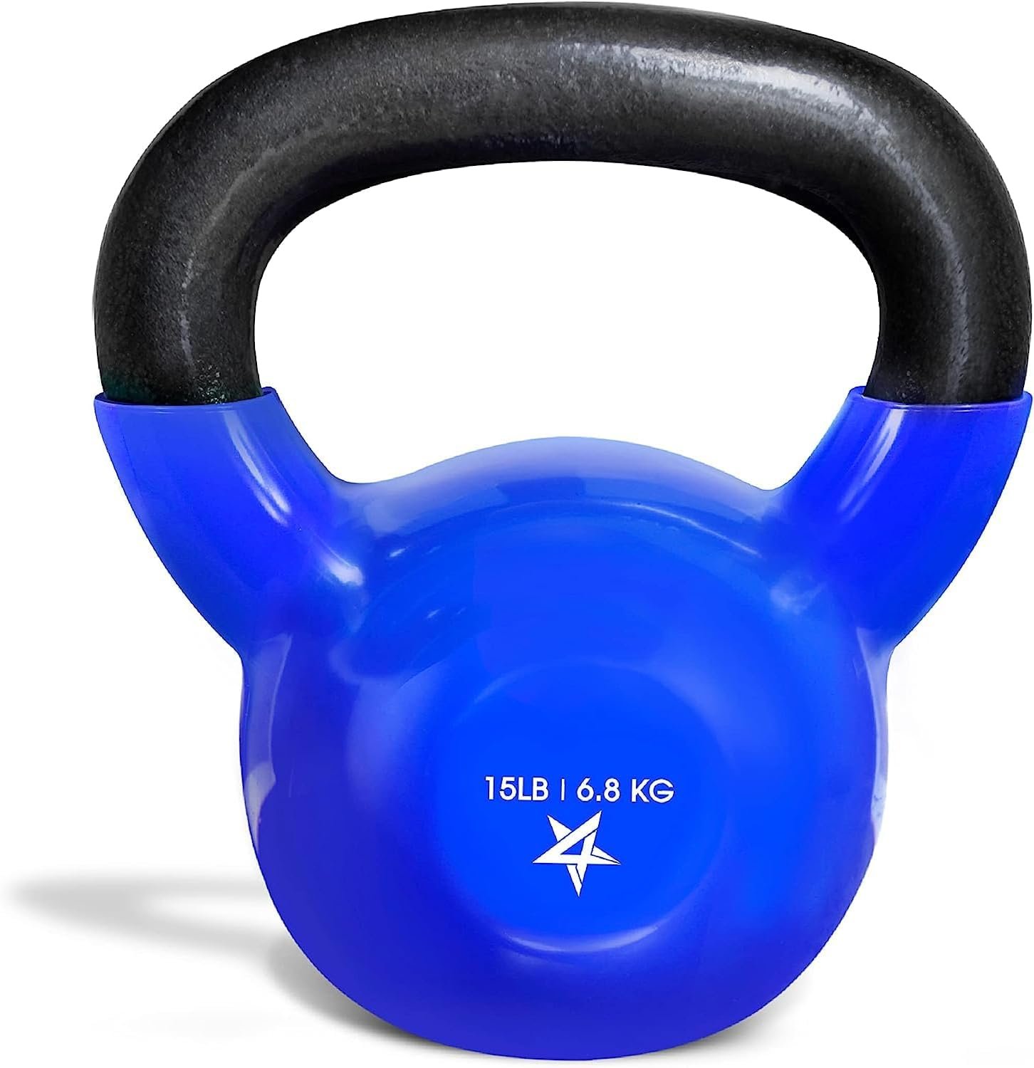 Yes4All Kettlebell, 5-100 LB Vinyl Coated Cast Iron Strength Training Kettlebells for Home Gym Exercises, Fitness, Full Body Workout Equipment, Push Ups, and Grip Strength - Image 2