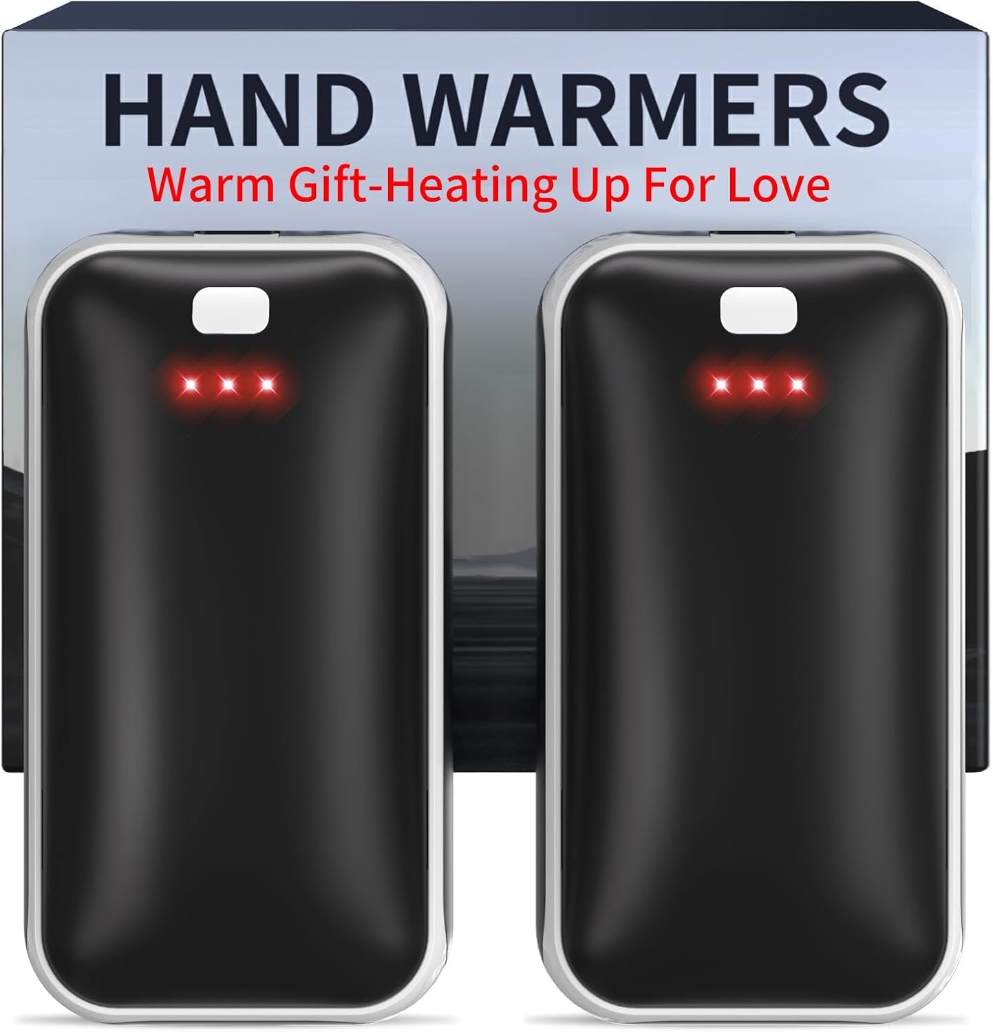 Lerat Hand Warmers Rechargeable, 2 Pack Electric Hand Warmer, Reusable Portable Pocket Heater USB Handwarmers, Gifts for Men, Women, Indoor, Outdoor, Hiking, Skiing, Camping, Hunting Accessories - Image 2