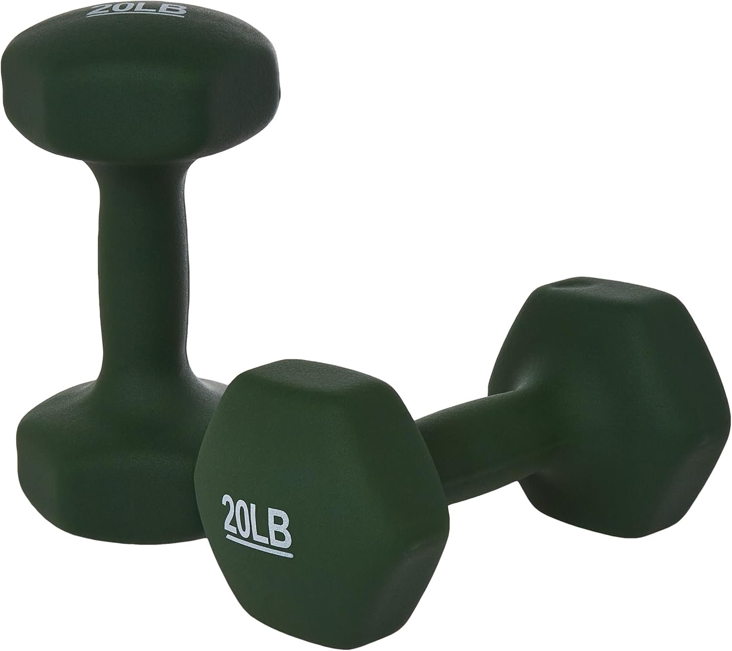 Amazon Basics Neoprene Dumbbell Hand Weights for Exercise and Muscle Toning - Image 2