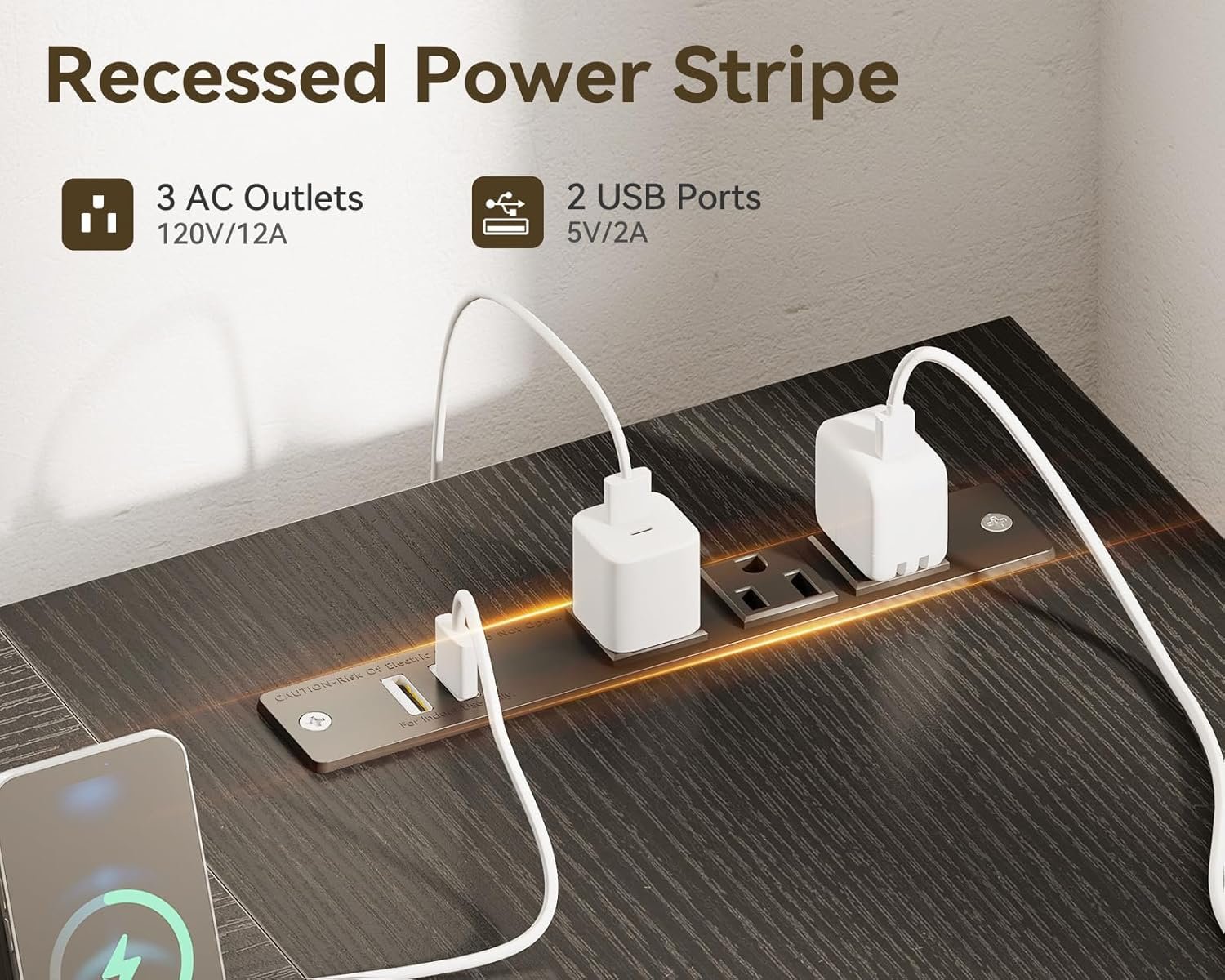 AODK L Shaped Gaming Desk with 4 Drawers, 61" Reversible Home Office Desks with Power Outlets, L Shaped Computer Desk with USB Charging Port and Host Stand, Corner Desk, Easy to Assemble, Black - Image 8