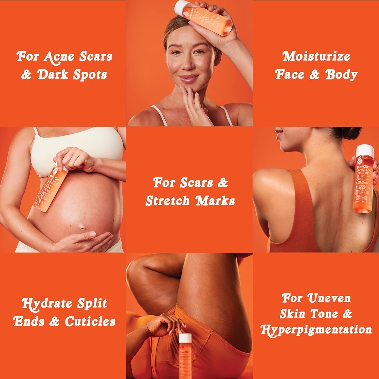 Bio-Oil Skincare Body Oil Serum, Face and Body Moisturizer with Vitamin E & A, for Scars, Stretch Marks, Sensitive Skin, All Skin Types, Dermatologist Recommended, Non-Comedogenic, 2 Oz - Image 6