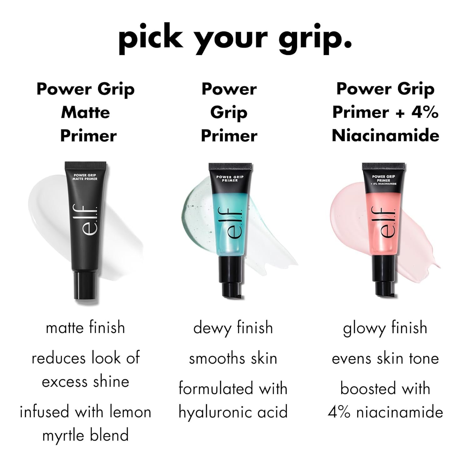 e.l.f. Power Grip Primer, Gel-Based & Hydrating Face Primer For Smoothing Skin & Gripping Makeup, Moisturizes & Primes, 0.811 Fl Oz (24 ml.) - Image 5