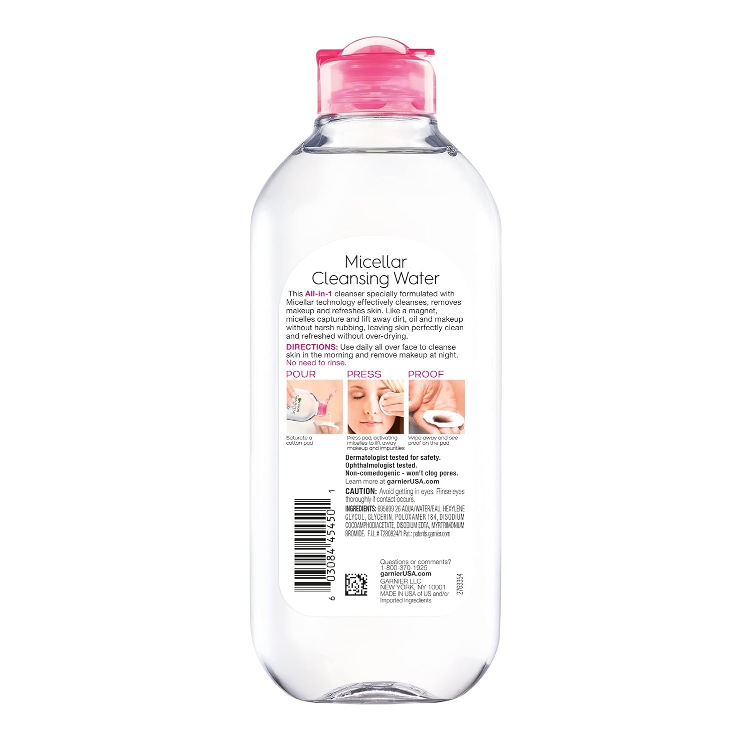 Garnier Micellar Water, Hydrating Facial Cleanser & Makeup Remover, Suitable for Sensitive Skin, Vegan, Cruelty Free, 13.5 Fl Oz (400mL), 1 Count - Image 11