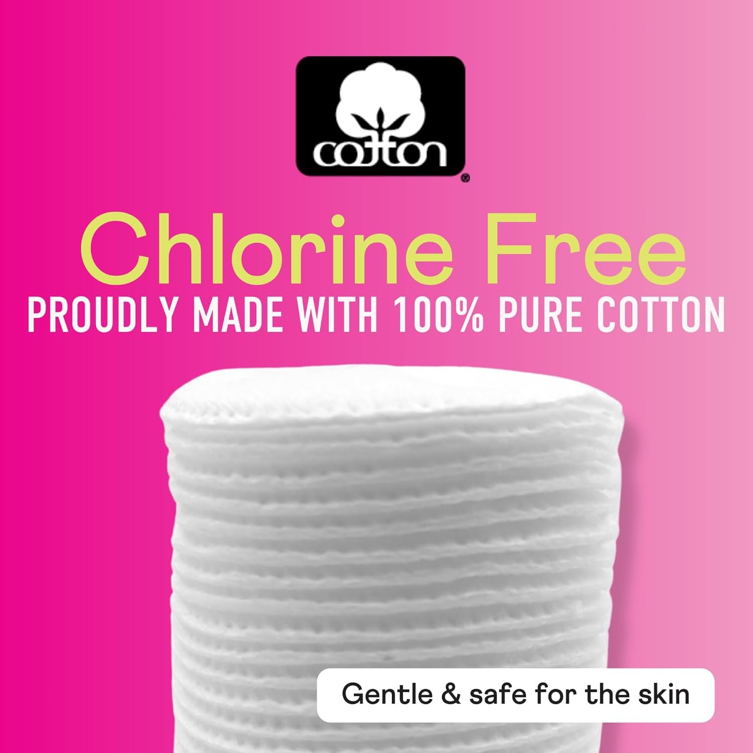 Swisspers Premium Cotton Rounds - 100% Chlorine Free Cotton Face Pads for Makeup, Nail Polish Removal - Dermatologist Tested and Hypoallergenic, Made in USA - 100 Pads (Pack of 3) - Image 8