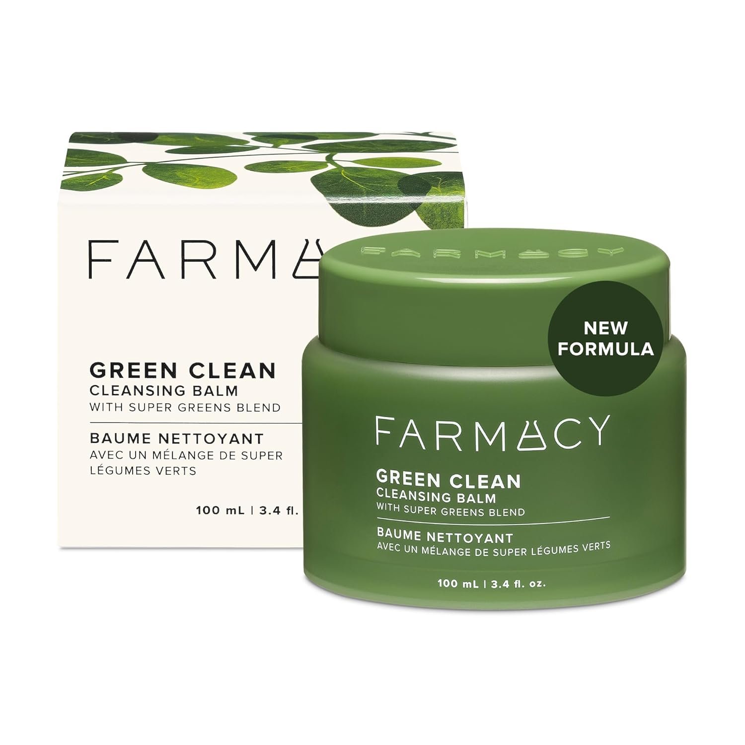Farmacy Makeup Remover Cleansing Balm - Green Clean Waterproof Makeup Remover Balm + Oil Cleanser for Face - Gently Removes Make Up + SPF while Hydrating Skin (100 ml) - Image 2
