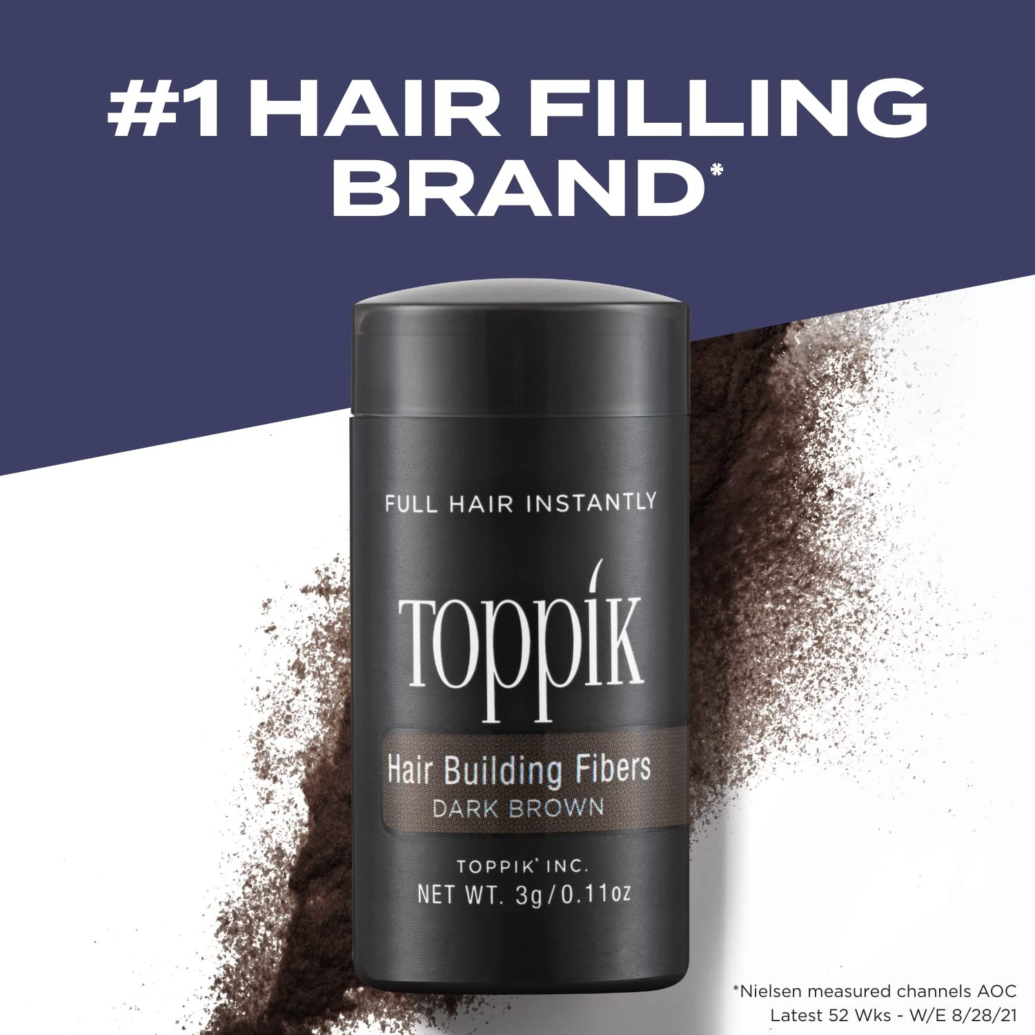 Toppik Hair Building Fibers, Fill In Fine or Thinning Hair Instantly Thicker, Fuller Looking Hair 9 Shades,4 size options - Image 3