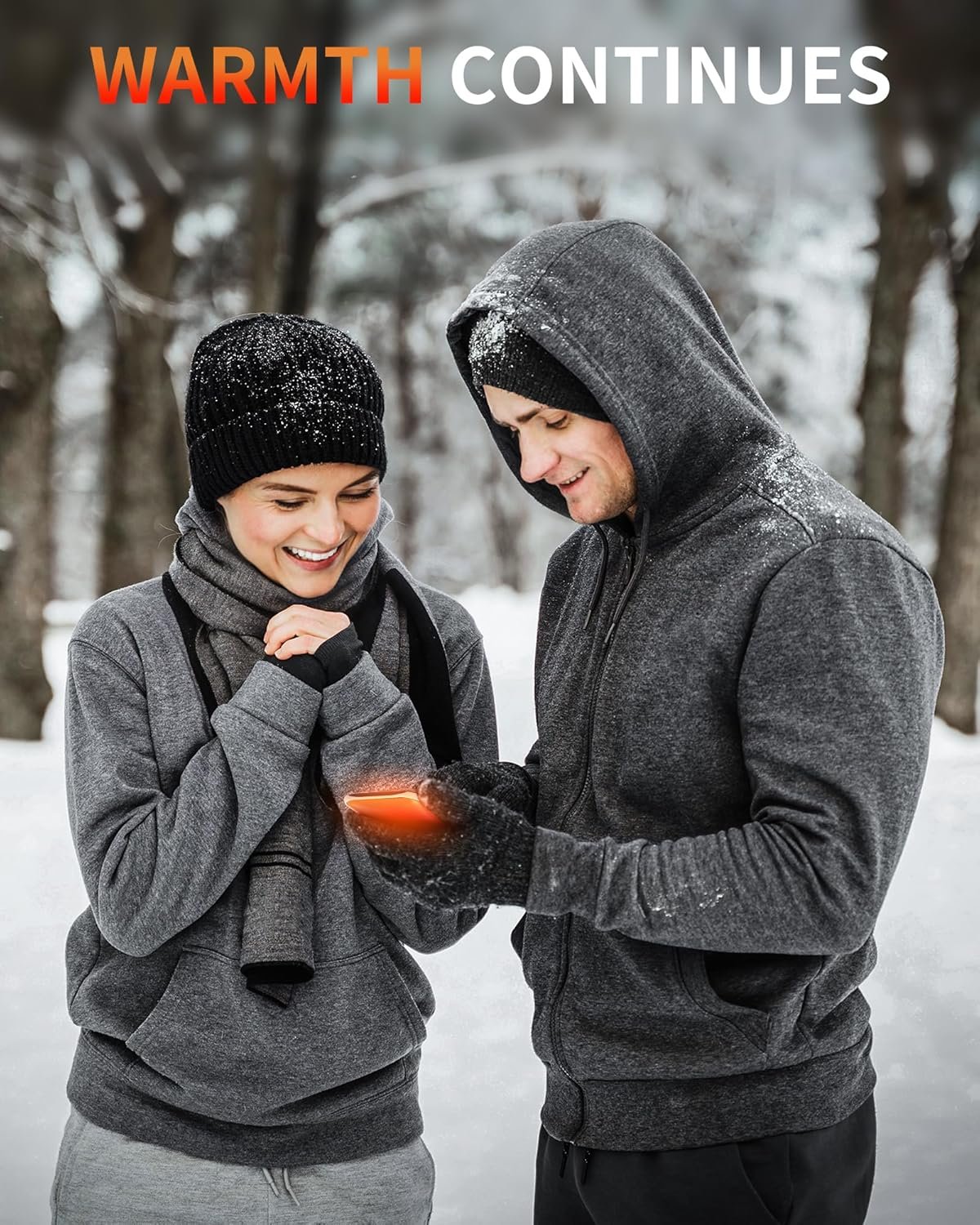 Lerat Hand Warmers Rechargeable, 2 Pack Electric Hand Warmer, Reusable Portable Pocket Heater USB Handwarmers, Gifts for Men, Women, Indoor, Outdoor, Hiking, Skiing, Camping, Hunting Accessories - Image 8