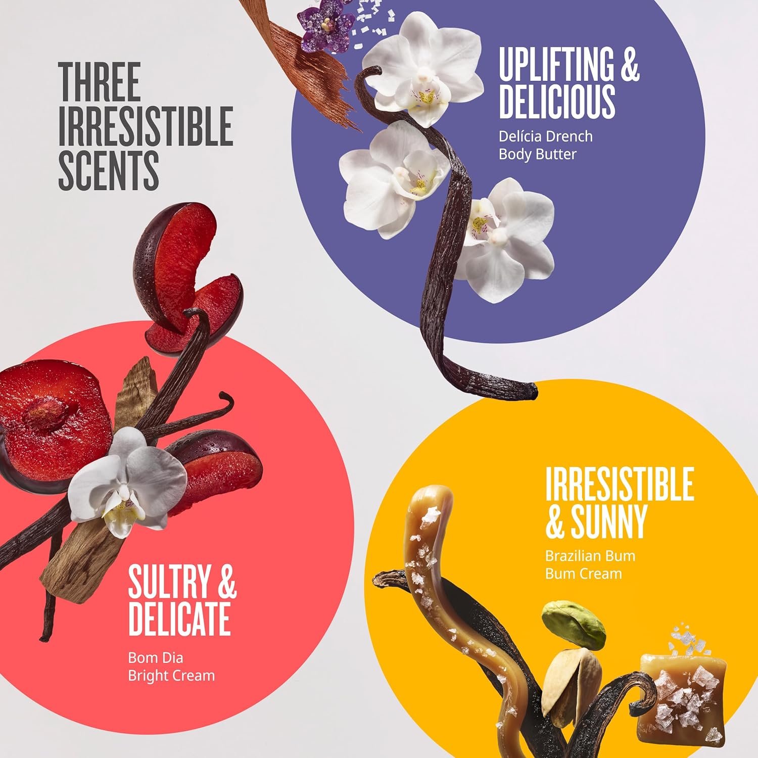 Sol de Janeiro Rio Trio Mini Vanilla Body Cream Trial Set | Travel Size Skincare | Gift Set | $48 Value - Image 4