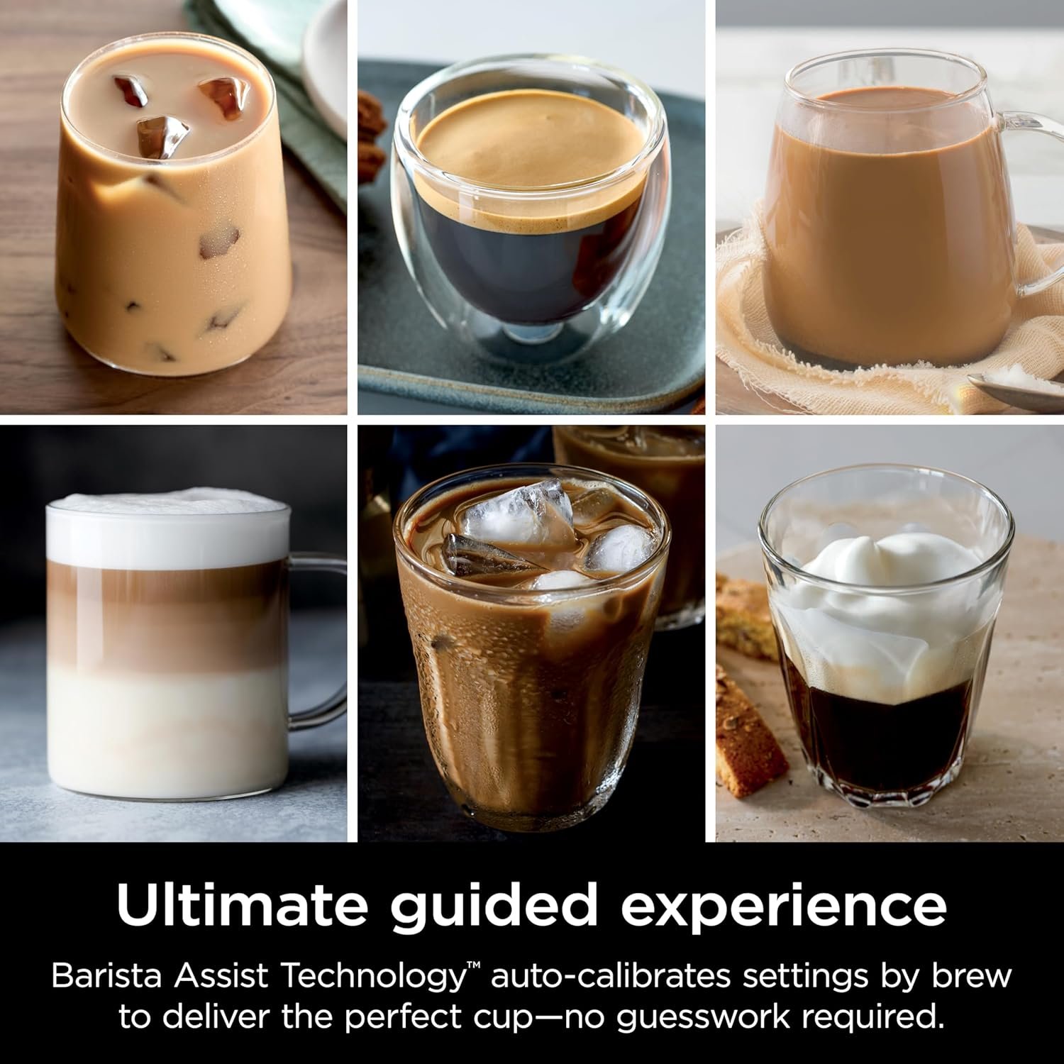 Ninja Luxe Café Pro Series, Espresso Machine, Drip Coffee, Cold Brew, Hot Water, Integrated Tamper, Built-in Grinder, Hands-Free Frother for Cappuccinos, Lattes, Americanos, Dairy or Non-Dairy, ES701 - Image 6