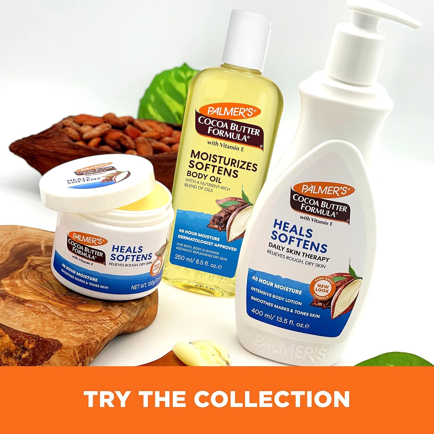 Palmer's Cocoa Butter Moisturizing Body Oil with Vitamin E, Radiant Looking Glow and Skin Hydration, Instant Absorption, Bath, Body and Shower, 8.5 Ounces - Image 8