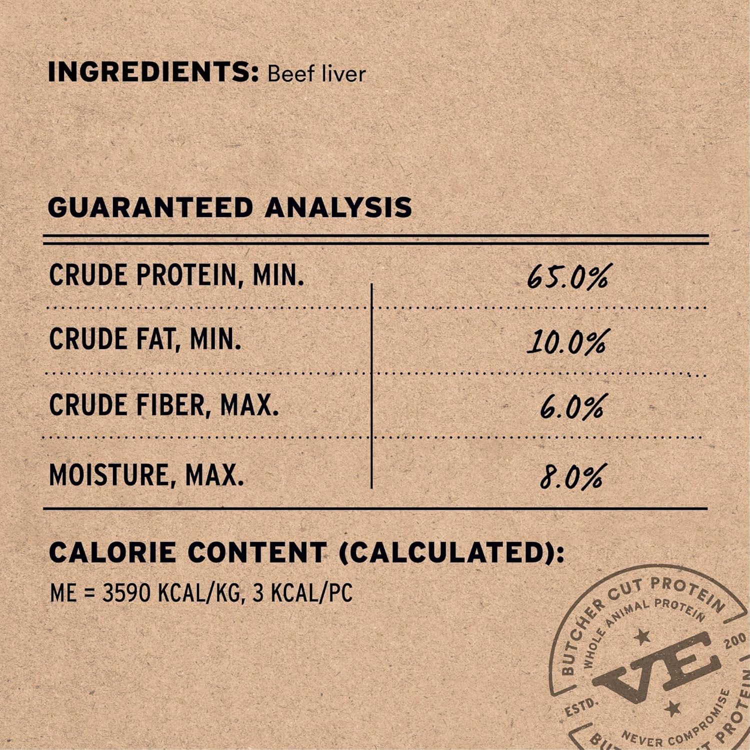 Vital Essentials Single Ingredient Beef Liver Dog Treats, 2.1 oz | Freeze-Dried Raw | Premium Quality High Protein Training Treats | Grain Free, Gluten Free, Filler Free - Image 4